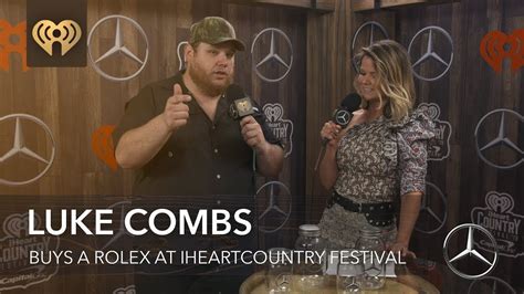 luke combs story of buying a rolex|luke combs official site.